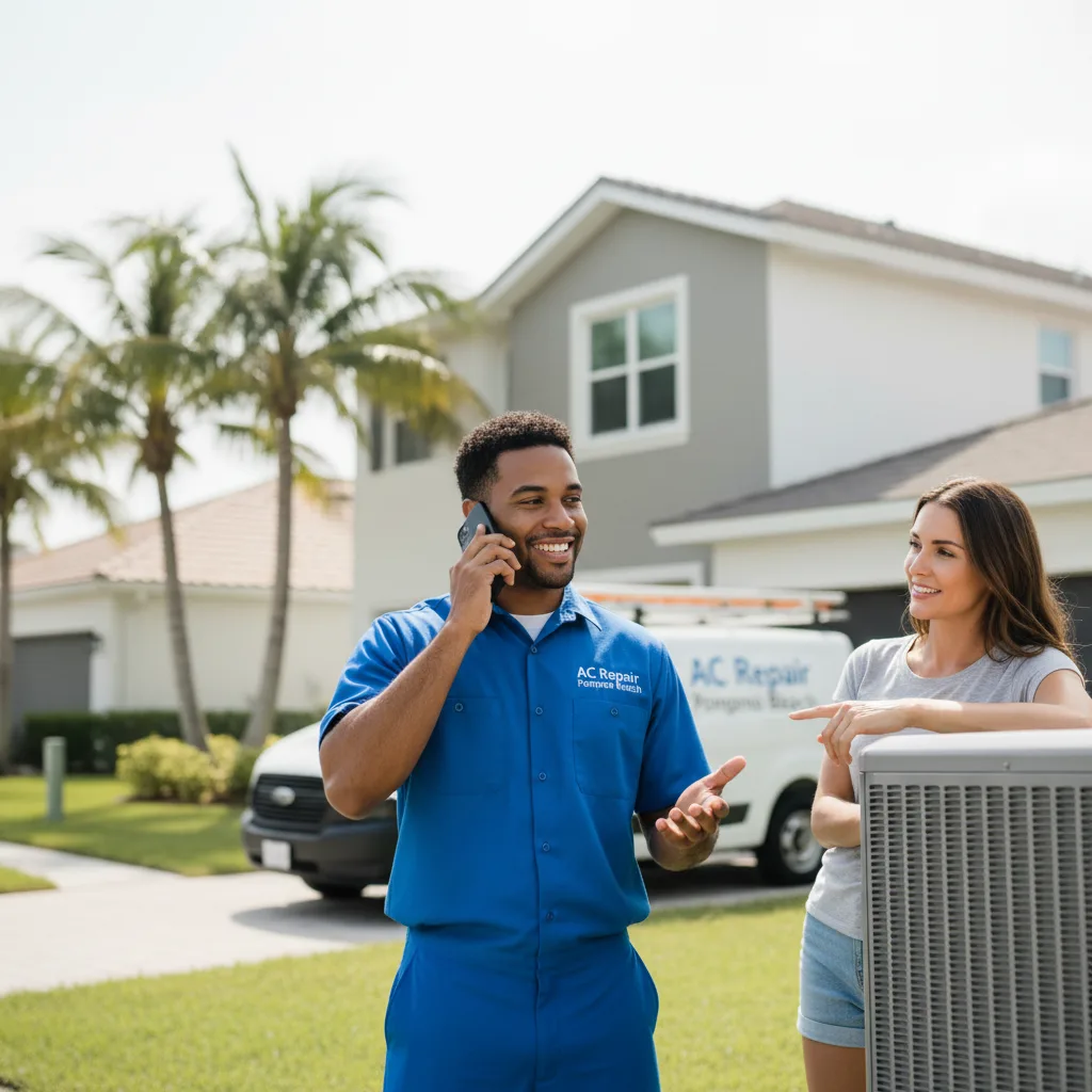 AC Repair Pompano Beach customer support in Tracy